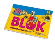 FAREBNÝ BLOK A4 20 KARIET 80G PASTELLO