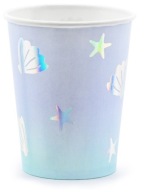 Poháre Narvalové mušle Sea Underwater World Birthday Party 220ml 6ks.
