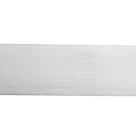 Pletená guma 4cm BIELA ​​1m Leštička plná 0116