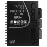 KOŁOZESZYT kolobrulion A5 200 strán COOLPACK čierny