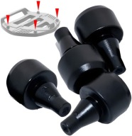 Gumové nárazníky KAPPA GIVI na stredovú dosku puzdra HIGHER, 9mm, 4 ks.