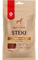 MACED BEEF STEAKS 100g Chew Treat Hovädzia pochúťka pre psov