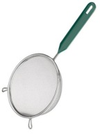 NEREZOVÝ KUCHYNSKÝ SITOK, VYSIEVAČ, 10CM, ZELENÝ