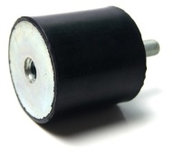 VIBRO ISOLATOR B 30x20 M8x23 Gumový vankúš Tlmič vibrácií Izolátor vibrácií