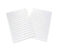 VELCRO TAPE Samolepiace krúžky 10 mm 126 párov BIELA