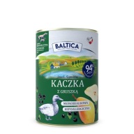 BALTICA Mokré krmivo kačica s hruškou 400g