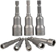 MAGNETICKÝ KĽÚČ FARMÁRSKY ZÁSUVOVÝ MAGNET 1/4 6-13MM SKRUTKOVAČE VRTÁKY 8 EL