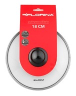 SKLENENÉ viečko FLORINA 18 CM