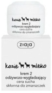 ZIAJA Kozie mlieko 2 krém na tvár 50 ml