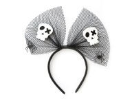 Halloweenska čelenka s mašličkou