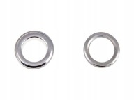 Kovové kožené očká 12x19,5 mm SILVER 20 súprav