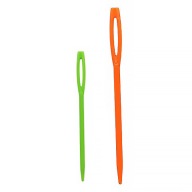 VEĽKÉ IHLY plastové, 2 ks, 7-9 cm, tupé, bezpečné