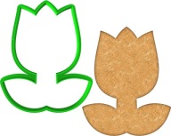 VEĽKONOČNÁ forma Vykrajovačka na perníky EASTER Flower Tulipán 10cm