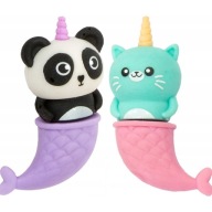 2x voňavá guma PANDA CAT KIDEA (G