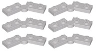 LEGO pánt 1x4 svetlo šedý LBG 6 ks 2429c01 19954