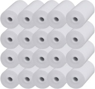 20x TERMOPAPIER, TEPELNÉ CITLIVÉ KAZETY PRE TLAČIAREŇ DRUKUŚ, BEŽNÁ ROLKA