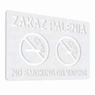 Zákaz fajčenia - nálepka 10x15