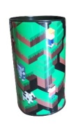 Okrúhle kovové prasiatko Pixel