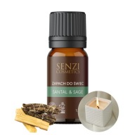 Vôňa na sviečky Vosk na sviečky 10 ml SANTAL & SAGE Parfum