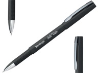 Gélové pero Berlingo s 0,5 mm Silk Touch uzáverom, čierne, 1 kus