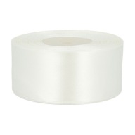 SATÉNOVÁ STUHA, PERLEŤOVÁ farba, STUHA OFF BIELE 38mm 28m polimex 3175