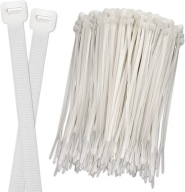 100x SVIEČKOVÉ VIAZAČKY BIELY 2,5x150 mm
