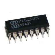 Čip M74HC367B1 HC367 DIP-16 SGS x5