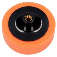 UNIVERZÁLNA LEŠTIACA HUBKA ORANŽOVÁ 125MM LEŠTENIE ZÁVITU M14