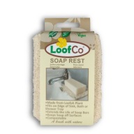 Miska na mydlo LoofCo vyrobená z egyptskej truvy, Natural
