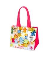 Gam shopper taška Kolorowe Domki 34x26x16 cm