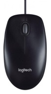 LOGITECH M90 drôtová myš, optický senzor 1000 DPI, čierne kancelárske USB