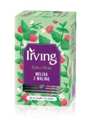 Bylinný čaj Melisa s Malinou Irving 20 šálok.