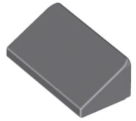 LEGO 1X2 DRÁHA TMAVO SIVÁ Č. 85984 PRE 2 KS