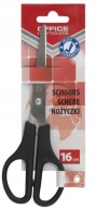 KLASICKÉ KANCELÁRSKE NOŽNICE 16CM, ČIERNA