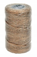 Ľanové nite, šnúrka, šedá prírodná, 100g