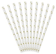 GOLD STARS PAPIEROVÉ SLIMKY 10 ks NARODENIN