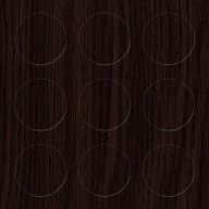 Samolepiace čiapky na nábytok, farba Wenge, priemer 20 mm