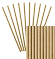 Papierové slamky KRAFT ECO BOHO