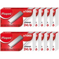 Mapované 24/6 pozinkované sponky 10x 1000 kusov