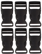 Plastová pracka na opasok 2cm 20mm - 6 ks