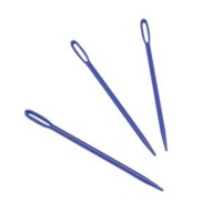PLASTOVÉ ihly 73 mm, tupé, bezpečné, 3 ks