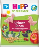 HiPP BIO Dinosaur Cereálne chrumky s ovocím