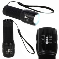V2 VÝKONNÁ BATERKA, SEARCH STORCH, ALUM LED ZOOM LAMP