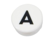 LEGO 98138pb211 1x1 dlaždica LIST A biela NOVINKA (1g)