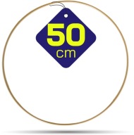 kovový ráfik GOLD MATT prsteň pre lapače snov 50