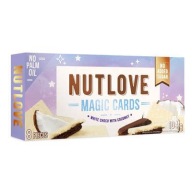 ALLNUTRITION MAGIC CARDS NUTLOVE BIELA ​​ČOKO S KOKOSOM 104G BEZ CUKRU