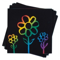 DIY stieracia doska dúhová stieracia kniha scrapbooking 10
