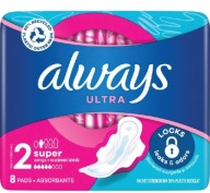 Vždy ultra super plus 8 kusov s krídelkami