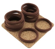 VLASY LYCRA STRONG BROWN 10 KS SET