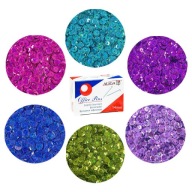 Krátke krajčírske ihlice 14mm 50g Sada flitrov